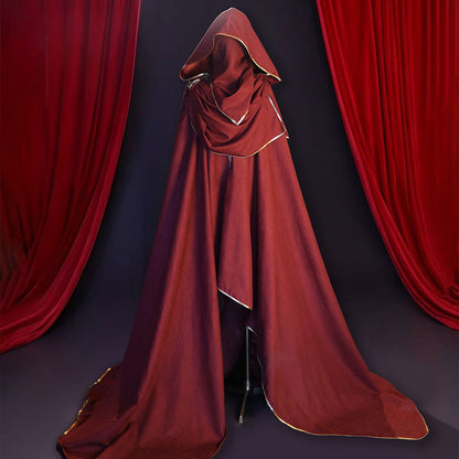 Halloween Knight Cloak Cosplay - Gold-Trimmed CloakCostume,Halloween Costume