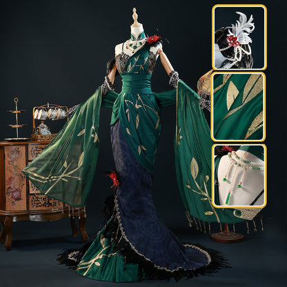 【Nekocos】Game Identity V Cosplay Geisha Resilience of Bamboo Cosplay Costume | In Stock