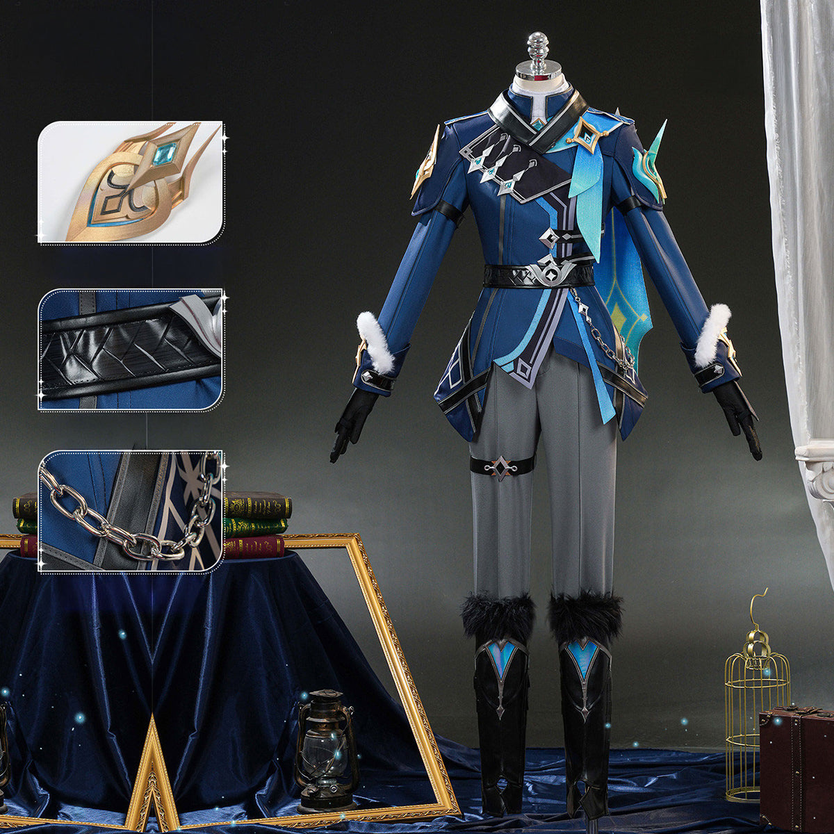 Genshin Impact Aether Cosplay Costume - Premium EditionCostume,Game,Genshin Impact