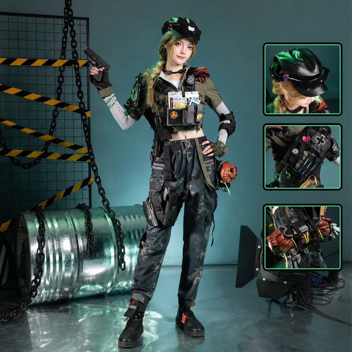 Delta Force Lena Van Der Meer Cosplay Costume - Premium EditionCostume,Delta Force,Game