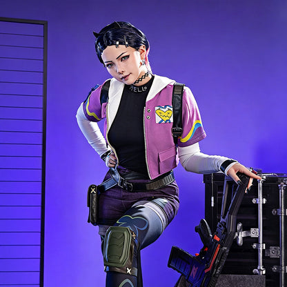 【Nekocos】Game Valorant Cosplay Clov Cosplay Costume | In Stock