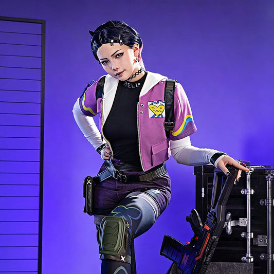 【Nekocos】Game Valorant Cosplay Clov Cosplay Costume | In Stock