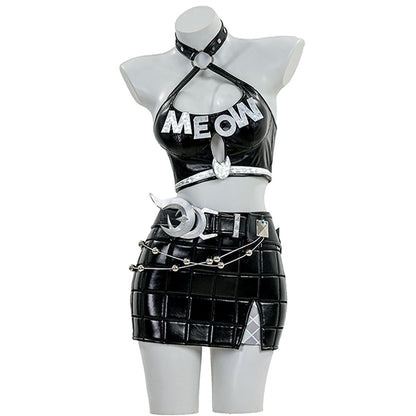 【Nekocos】Game Rivals Black Cat Urban Predator Cosplay Costume | Custom-Tailor