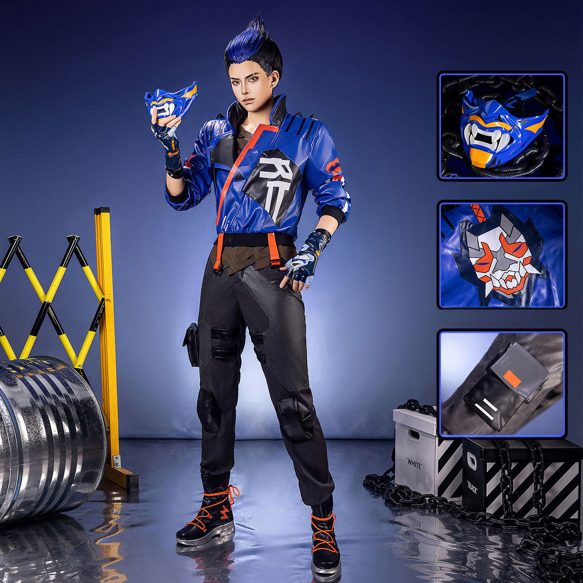 【Nekocos】Game Valorant Cosplay Yoru Cosplay Costume | Custom-Tailor