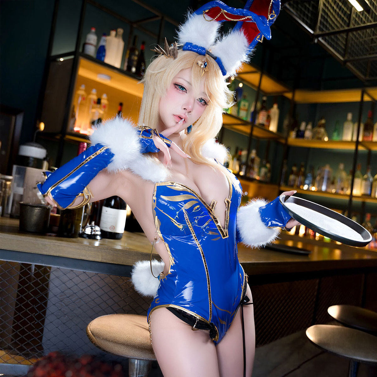 【Nekocos】Game Fate Grand Order Cosplay Artoria Pendragon (Lancer) Cosplay Costume | In Stock
