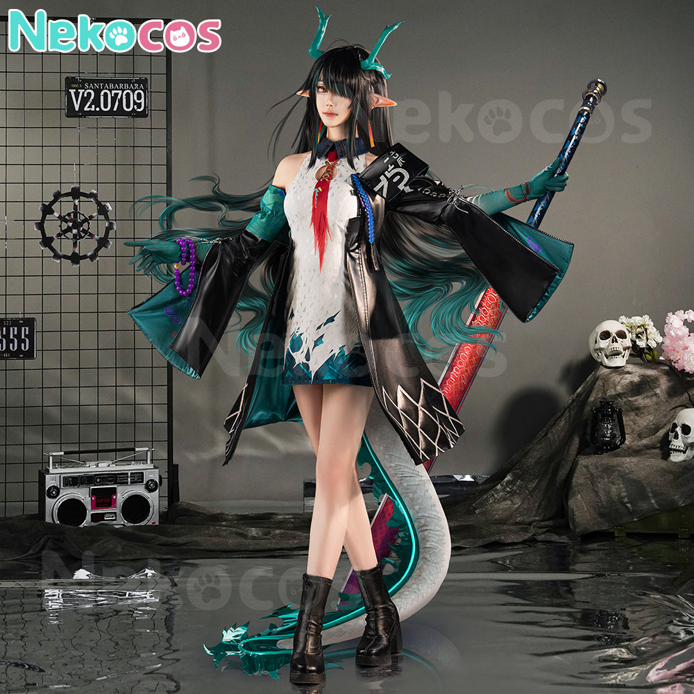 【Nekocos】Game Arknights Cosplay Dusk Cosplay Costume Premium Edition | Custom-Tailor