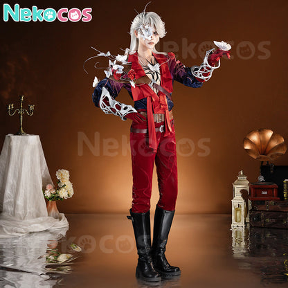 【Nekocos】Game Identity V Cosplay Mercenary Naib Subedar Man in Red Cosplay Costume Premium Edition | Custom-Tailor