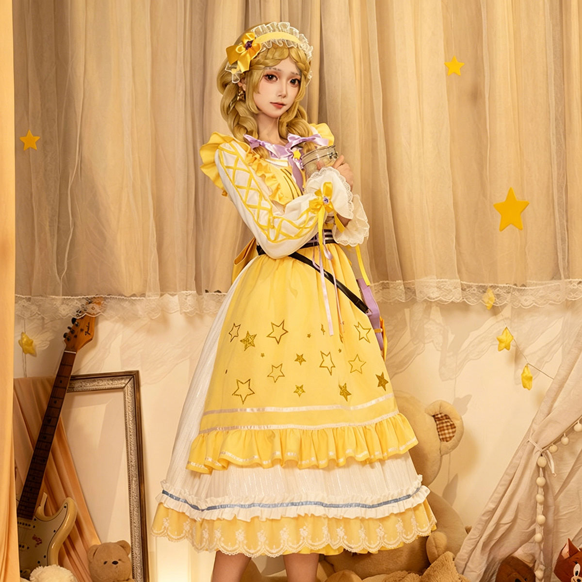 【Nekocos】Game Identity V Cosplay Toy Merchant Whispered Light Cosplay Costume | In Stock