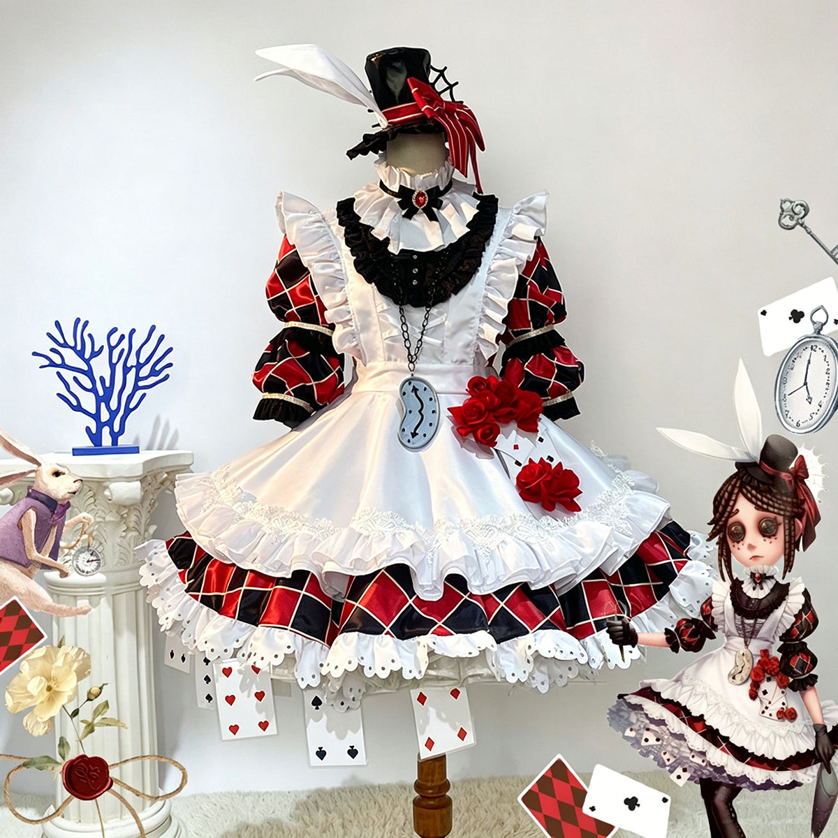 【Nekocos】Game Identity V Cosplay Gardener Dark Fairy Tale Cosplay Costume | In Stock