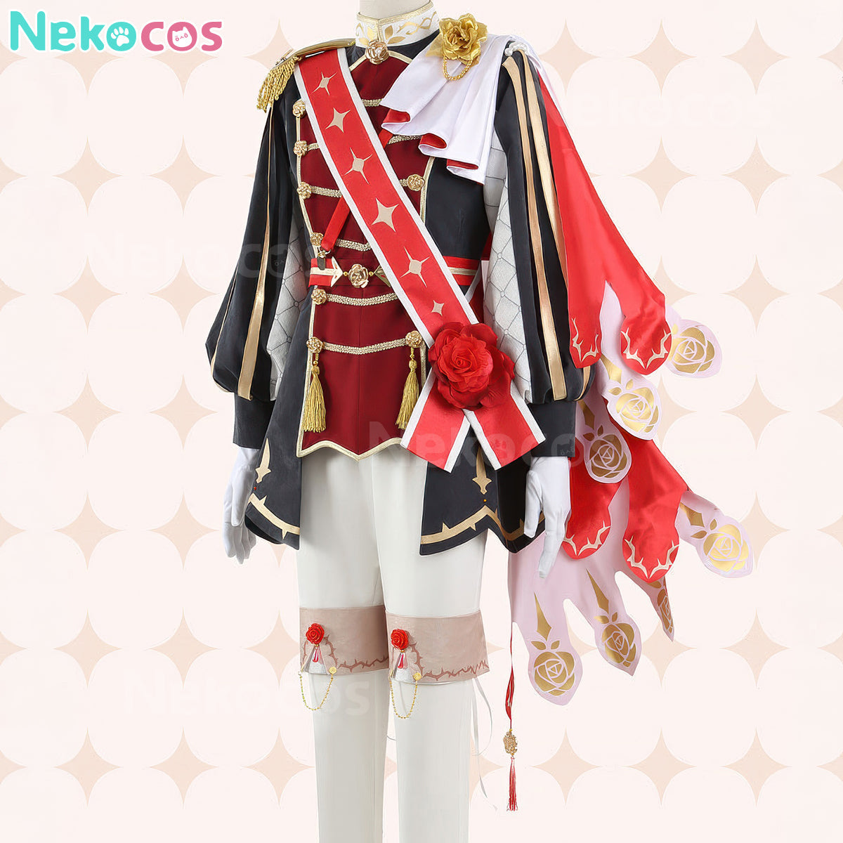 【Nekocos】Game Uma Musume Pretty Derby Cosplay Racing Debut Rose Kingdom Cosplay Costume | Custom-Tailor