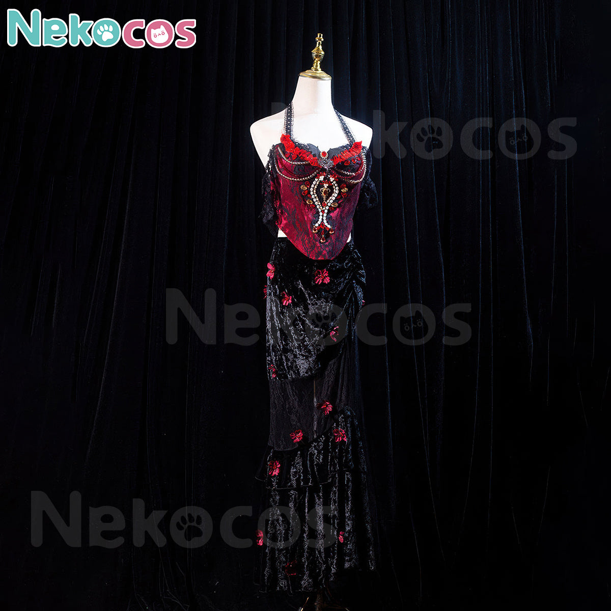 Skeleton Witch Halloween Cosplay Costume | Gothic Sorceress OutfitCostume,Halloween Costume