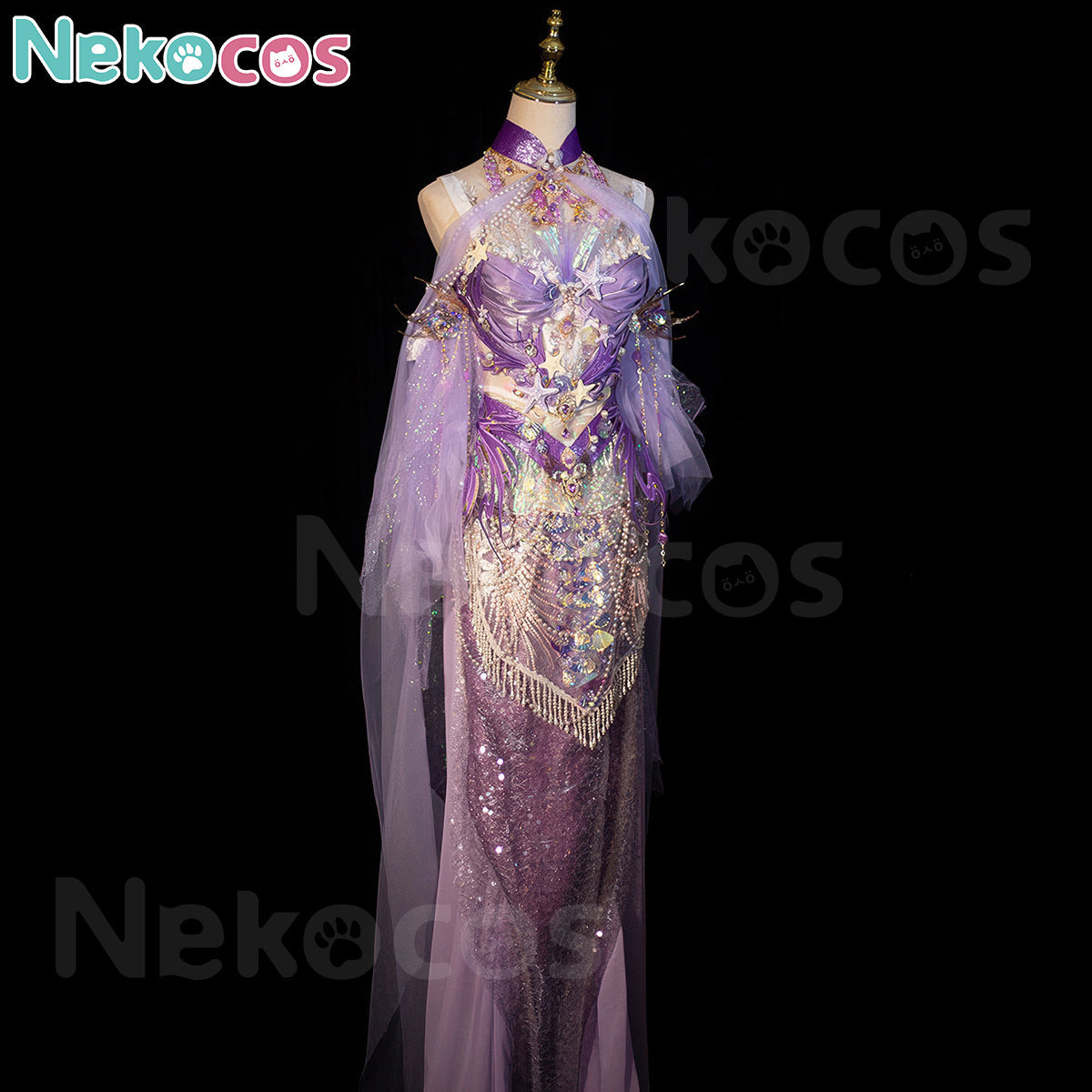 Mermaid Princess Cosplay Costume - Fantasy Ocean DressCostume,Halloween Costume