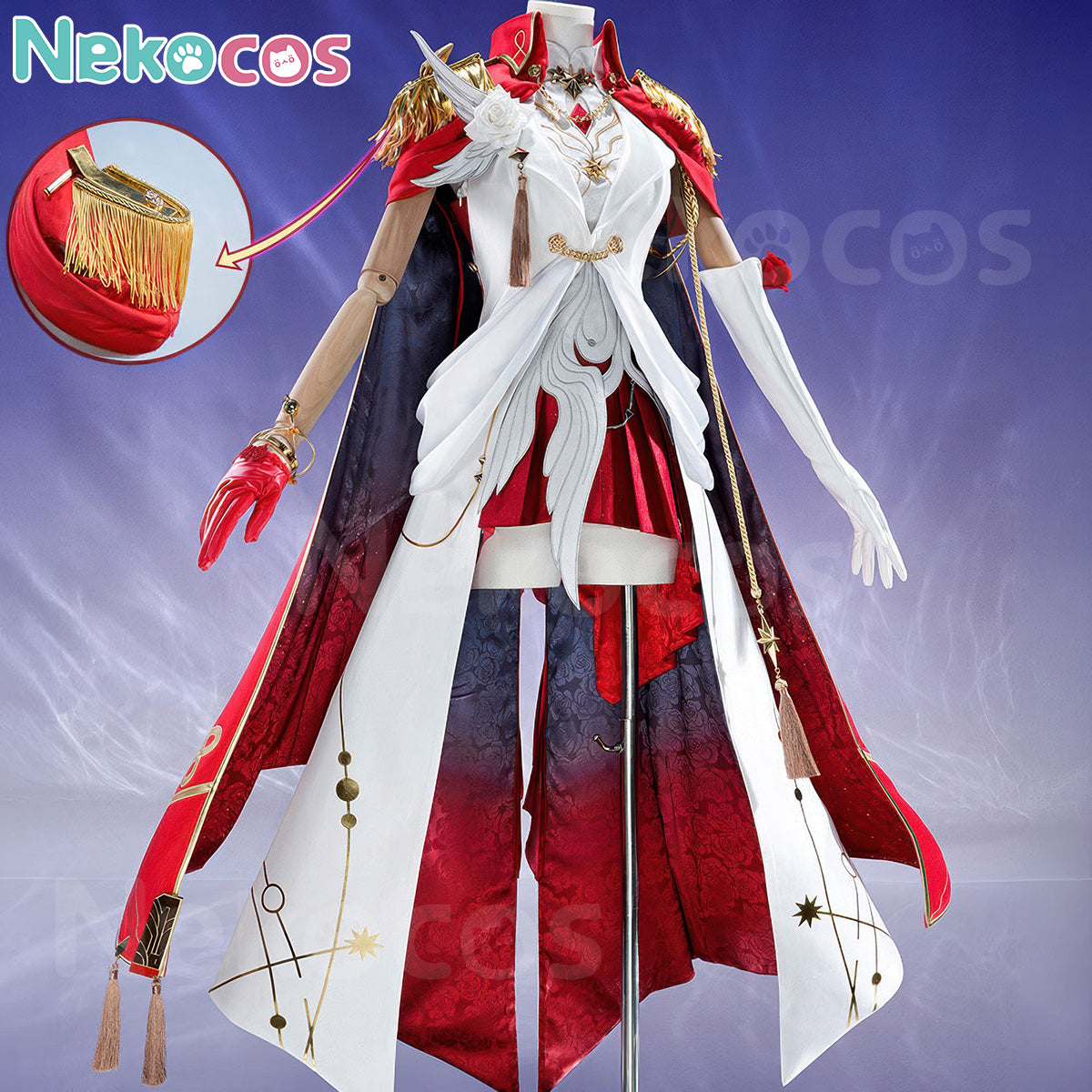 Honkai Star Rail Himeko Nova Cosplay Costume - Premium EditionCostume,Game,Honkai: Star Rail