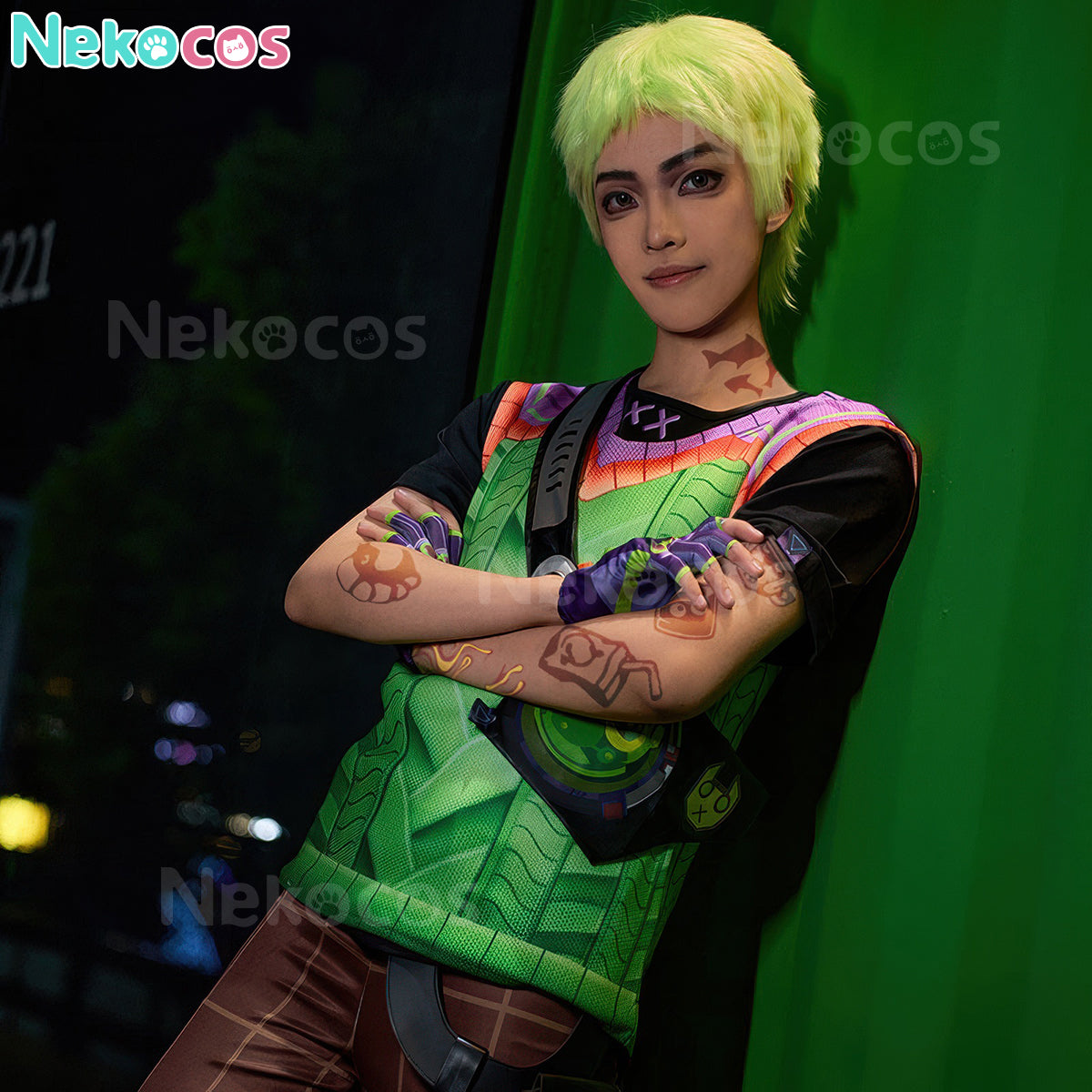 【Nekocos】Game Valorant Cosplay Gekko Cosplay Costume | In Stock