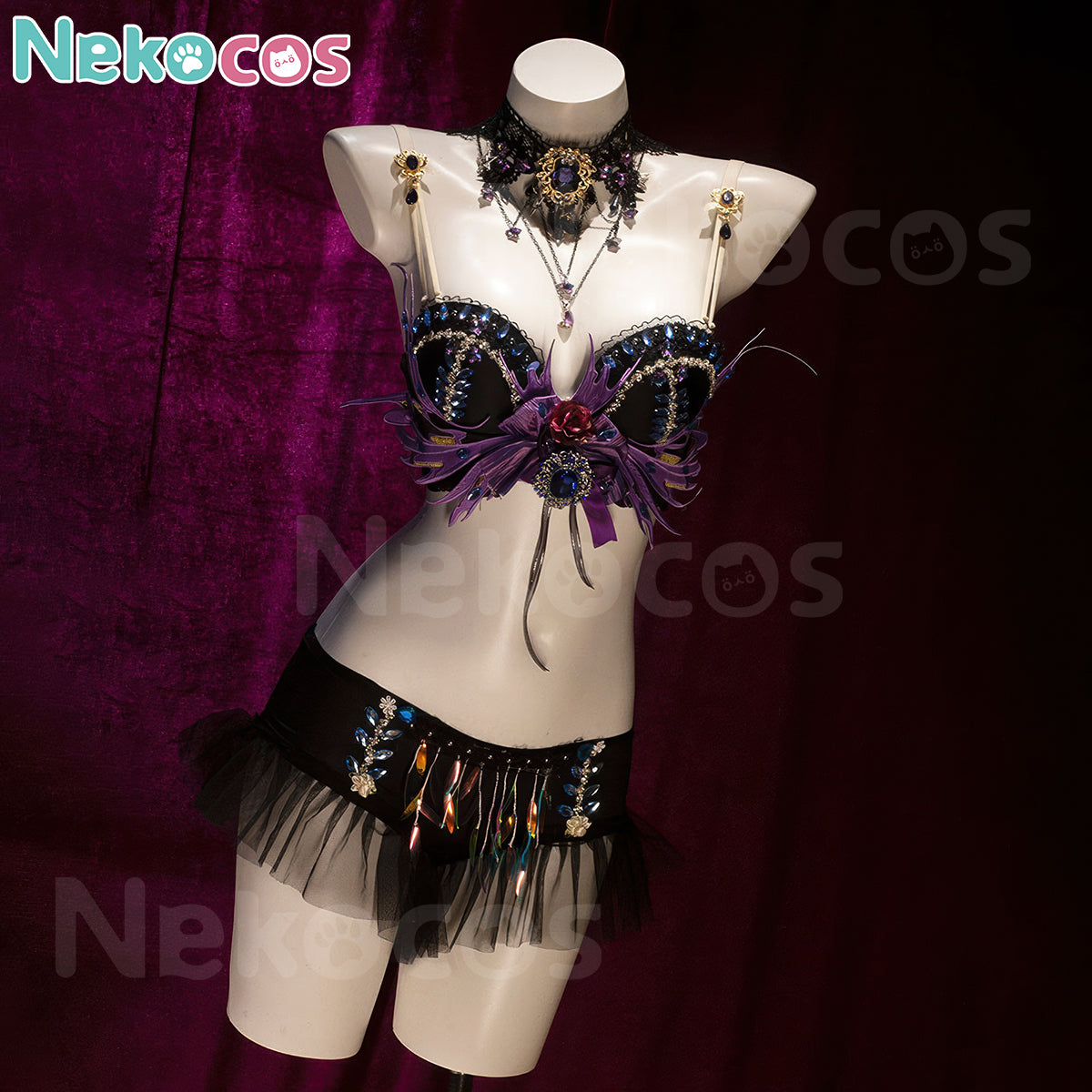 Netherworld Banshee Cosplay Costume | Dark Fantasy OutfitCostume,Halloween Costume