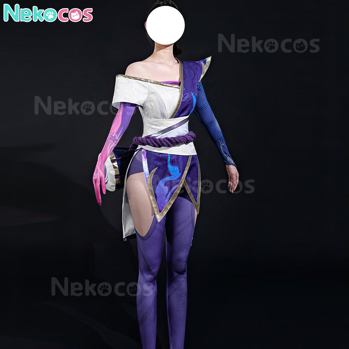 【Nekocos】Game League of Legends Cosplay Spirit Blossom Akali Cosplay Costume | In Stock