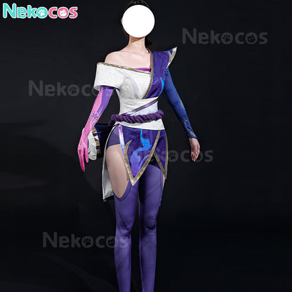 【Nekocos】Game League of Legends Cosplay Spirit Blossom Akali Cosplay Costume | In Stock