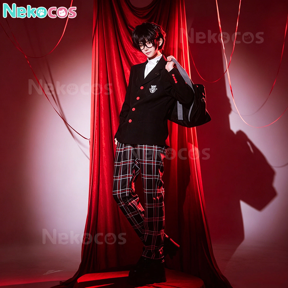 【Nekocos】Game Cosplay Ren Amamiya Cosplay Costume | In Stock