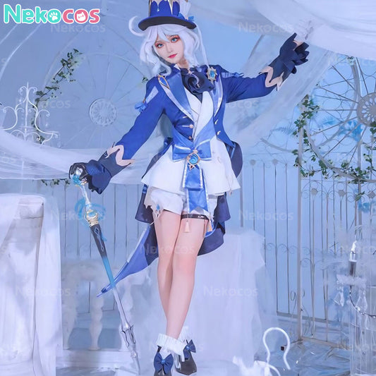 【Nekocos】Game Genshin Impact Cosplay Furina de Fontaine Cosplay Costume Premium Edition | In Stock