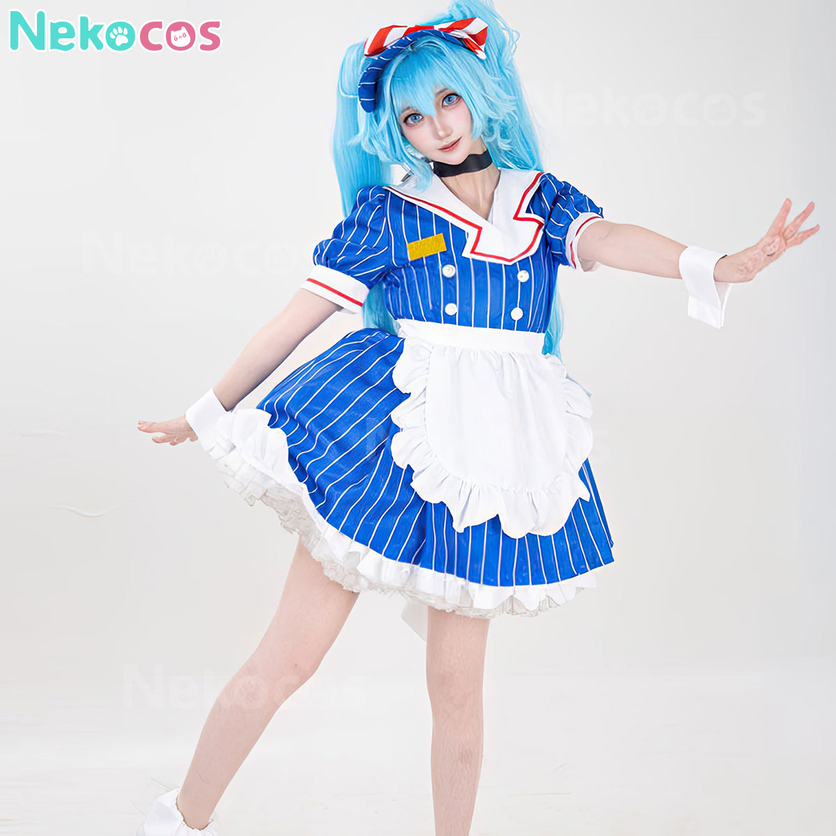 【Nekocos】Vocaloid Mesmerizer Miku Cosplay Costume | In Stock