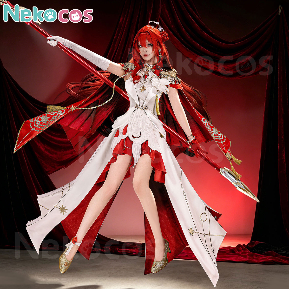 Honkai Star Rail Himeko Cosplay Costume - Premium EditionCostume,Game,Honkai: Star Rail