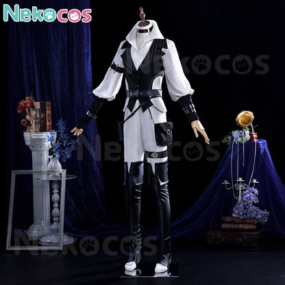 【Nekocos】Game Genshin Impact Cosplay Lohen Cosplay Costume | Custom-Tailor displayed on a mannequin.