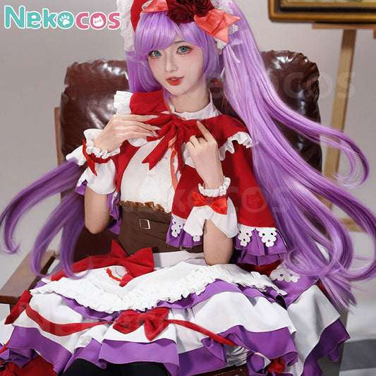 【Nekocos】Game Cosplay Laala Manaka Charafuku Kuji Online 10th Anniversary Cosplay Costume | In Stock