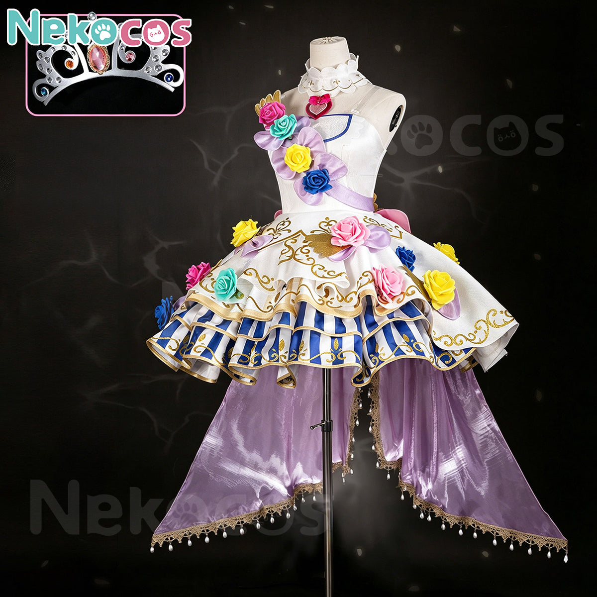 【Nekocos】Game Cosplay Laala Manaka Four Seasons Princess Cosplay Costume | In Stock