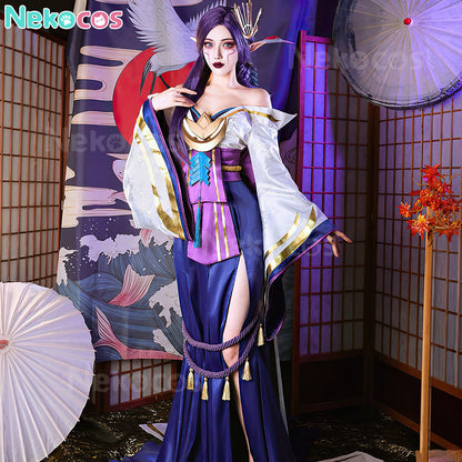 【Nekocos】Game League of Legends Cosplay Spirit Blossom Morgana Cosplay Costume | In Stock