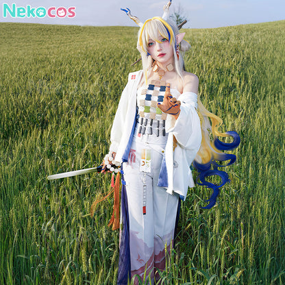【Nekocos】Game Arknights Cosplay  Spring Feast Shu Cosplay Costume Premium Edition | Custom-Tailor