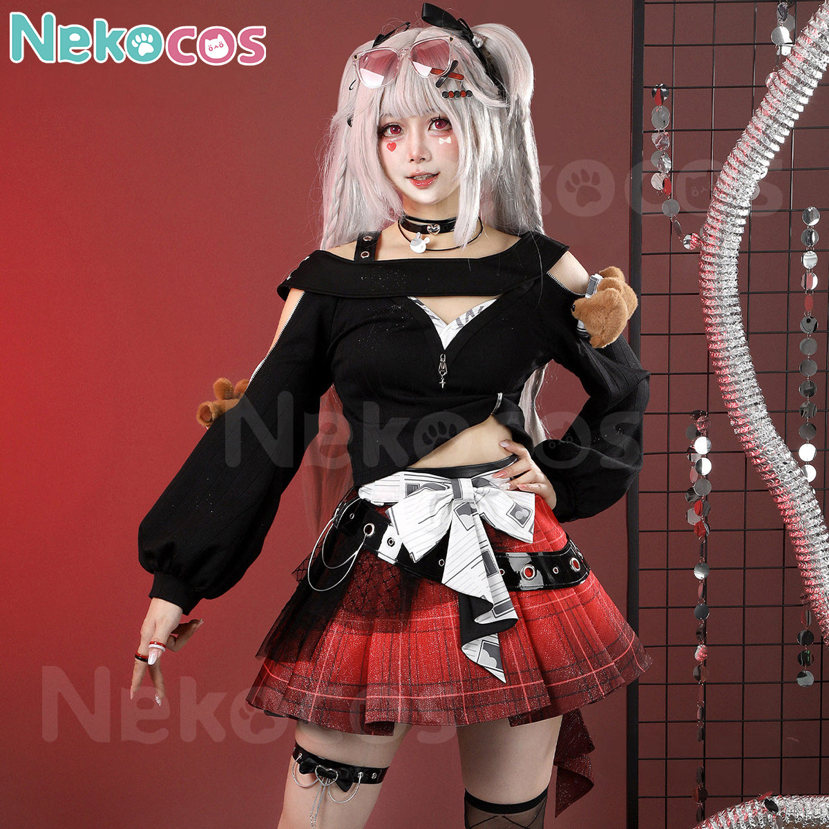 Nekocos Game Honkai: Star Rail Cosplay Sparxie Cosplay Costume | Custom-Tailor model showcasing the outfit in a studio setting.
