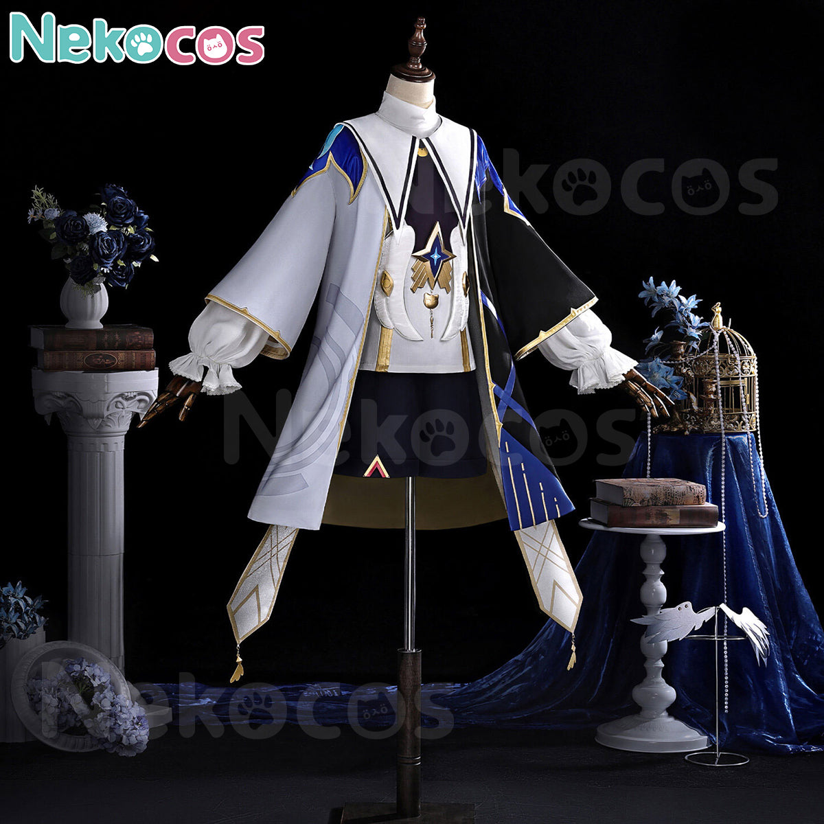 【Nekocos】Game Honkai: Star Rail Kitty Series Cosplay Sunday Cosplay Costume Premium Edition | In Stock displayed on a mannequin.