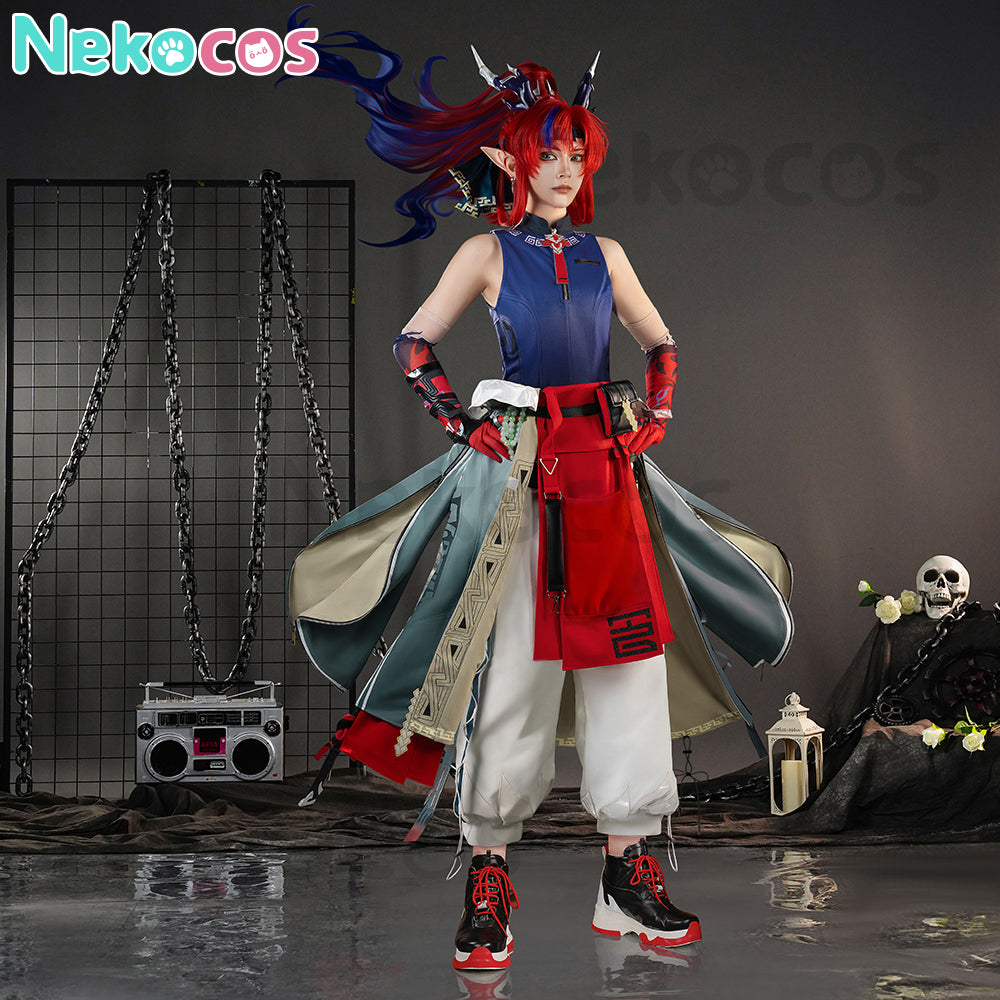 【Nekocos】Game Arknights Cosplay Yu Cosplay Costume Premium Edition | Custom-Tailor
