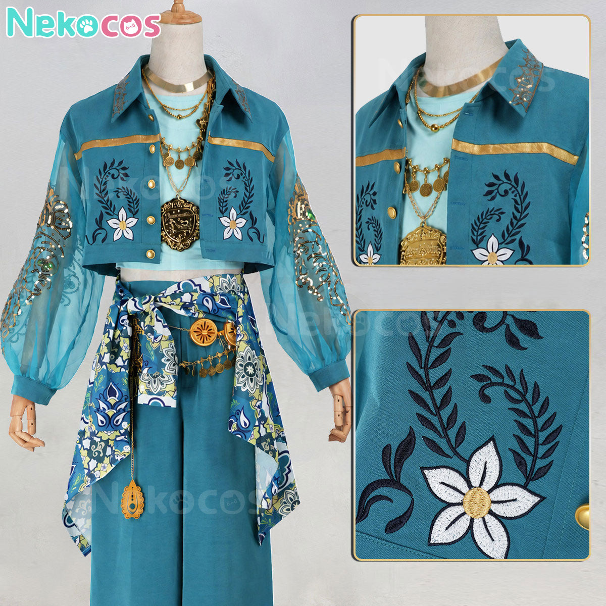【Nekocos】Game Cosplay Minajael Tealrajah Cosplay Costume | Custom-Tailor