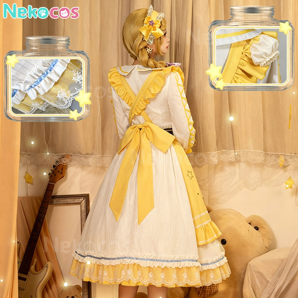 【Nekocos】Game Identity V Cosplay Toy Merchant Whispered Light Cosplay Costume | In Stock