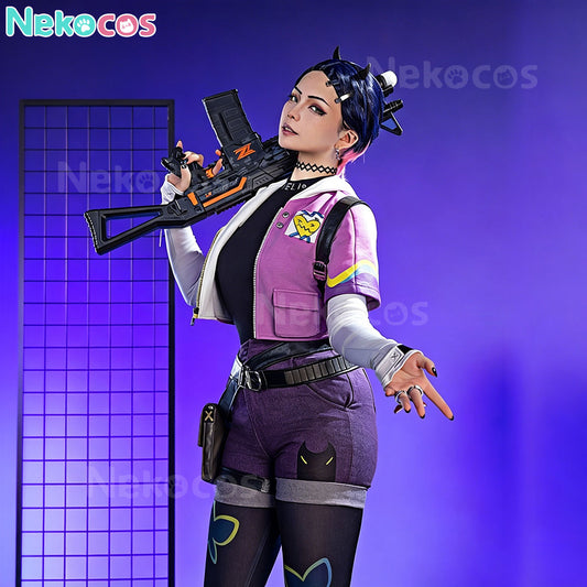 【Nekocos】Game Valorant Cosplay Clov Cosplay Costume | In Stock