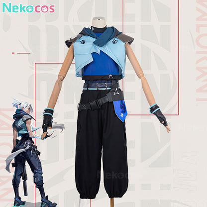 【Nekocos】Game Valorant Cosplay Jett Cosplay Costume | In Stock