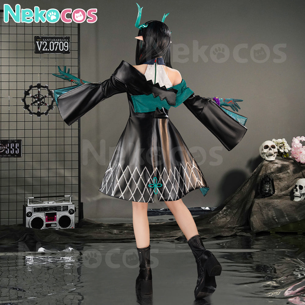 【Nekocos】Game Arknights Cosplay Dusk Cosplay Costume Premium Edition | Custom-Tailor