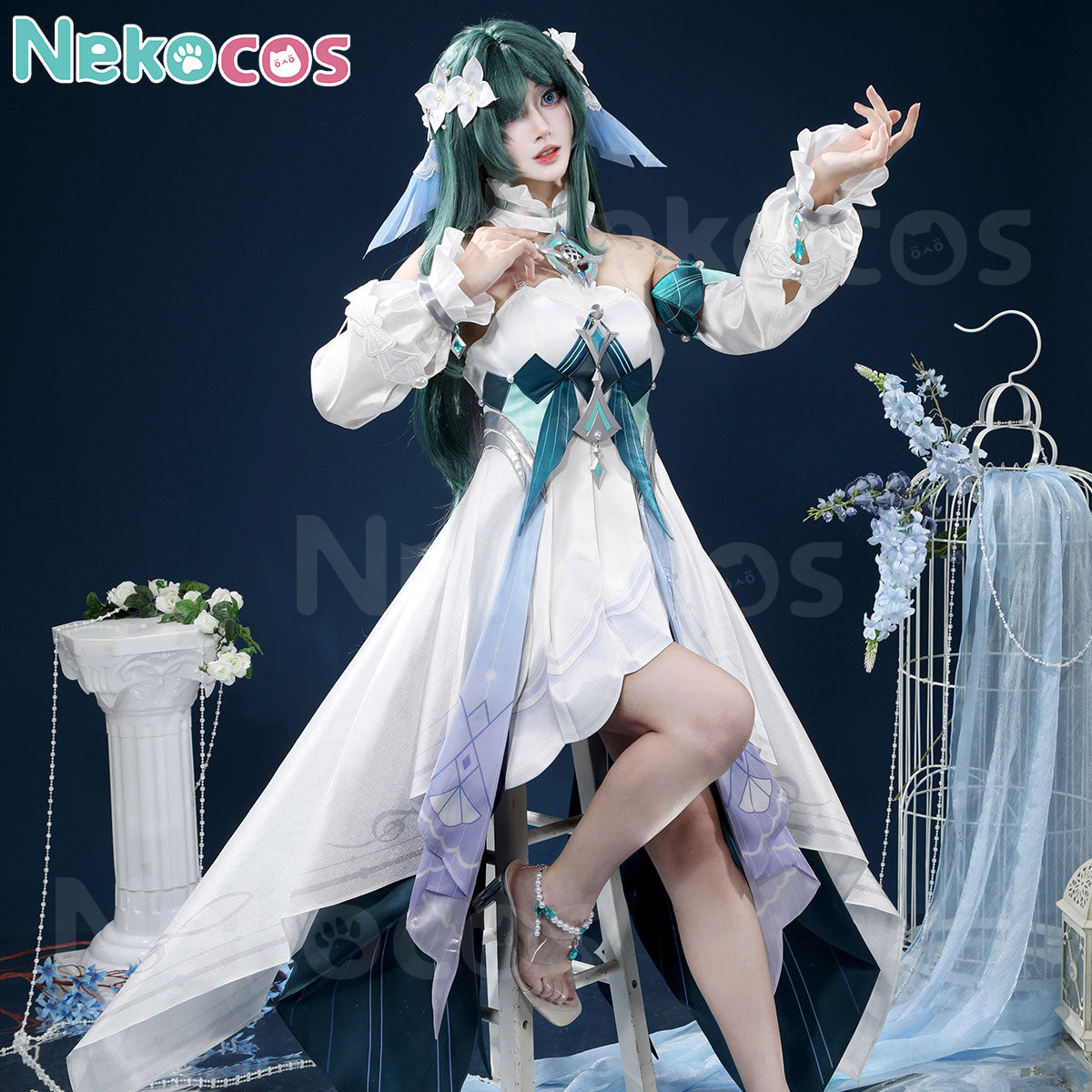 Genshin Impact Cosplay Costume: Vodyanitsa Custom-TailorCostume,Game,Genshin Impact