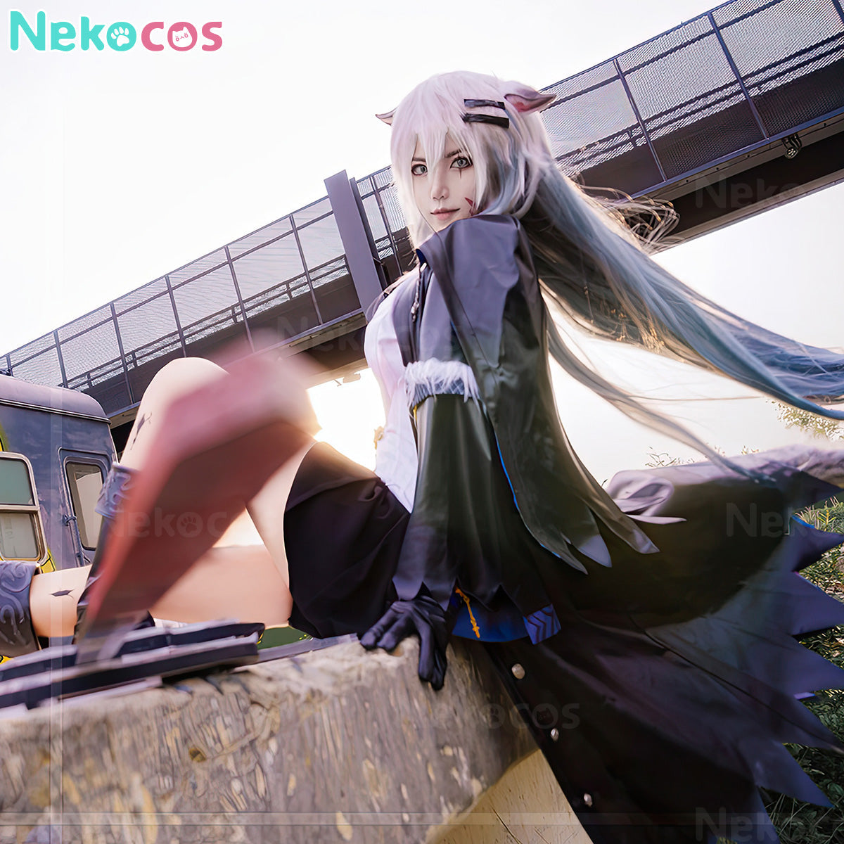 【Nekocos】Game Arknights Cosplay Lappland Refined Horrormare Cosplay Costume Premium Edition | In Stock