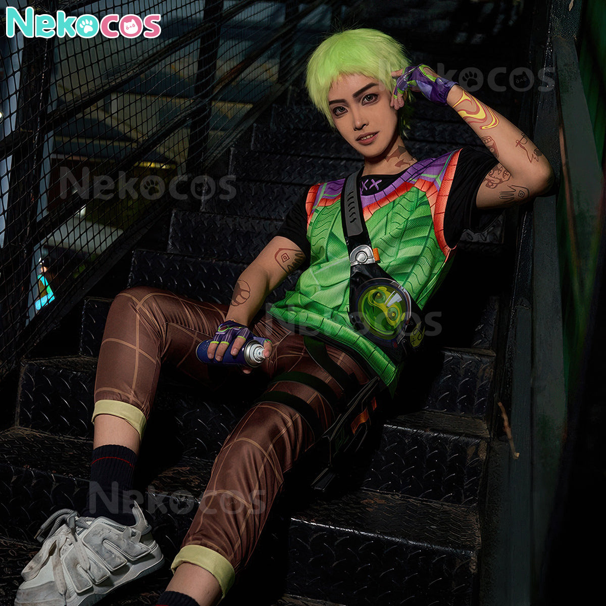 【Nekocos】Game Valorant Cosplay Gekko Cosplay Costume | In Stock
