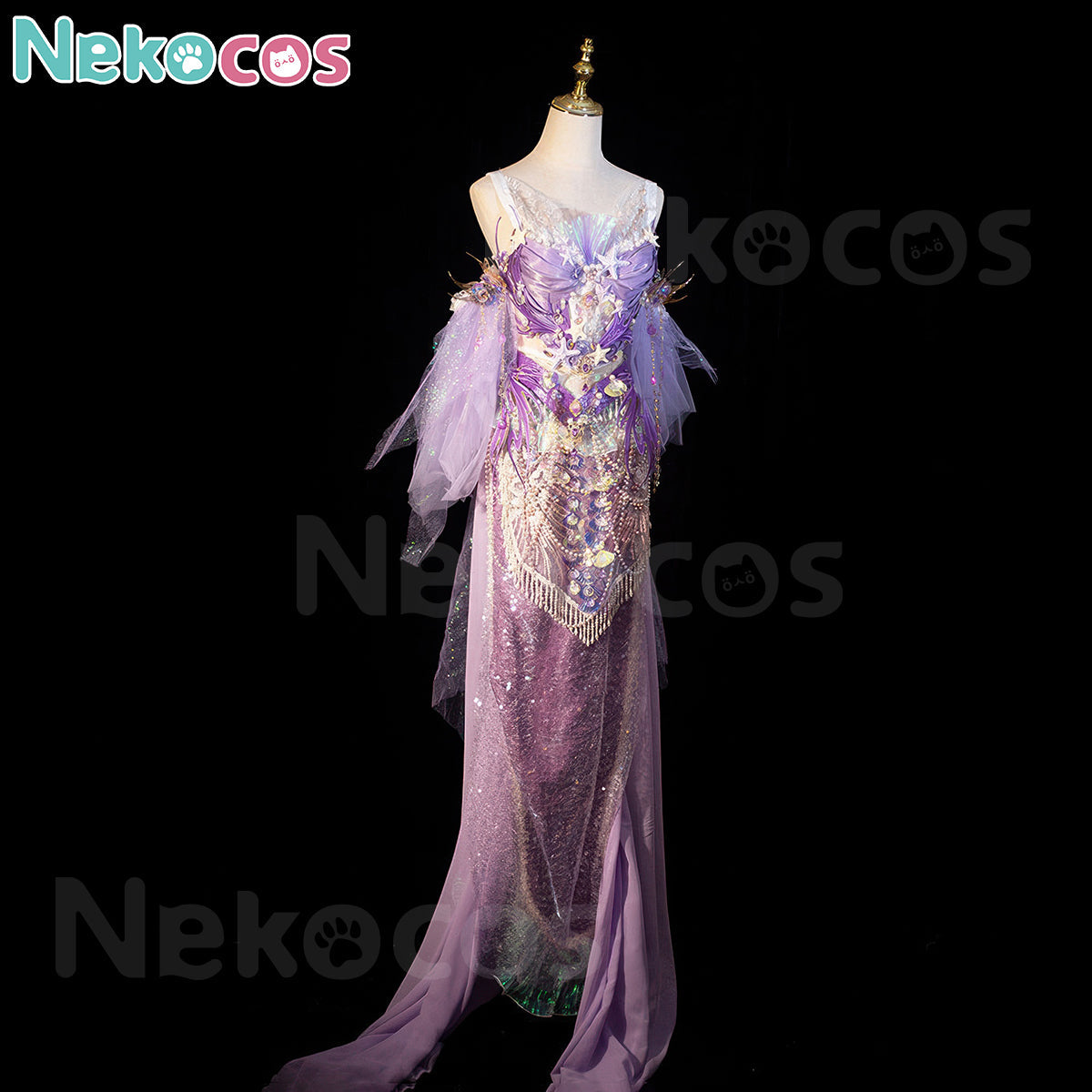 Mermaid Princess Cosplay Costume - Fantasy Ocean DressCostume,Halloween Costume