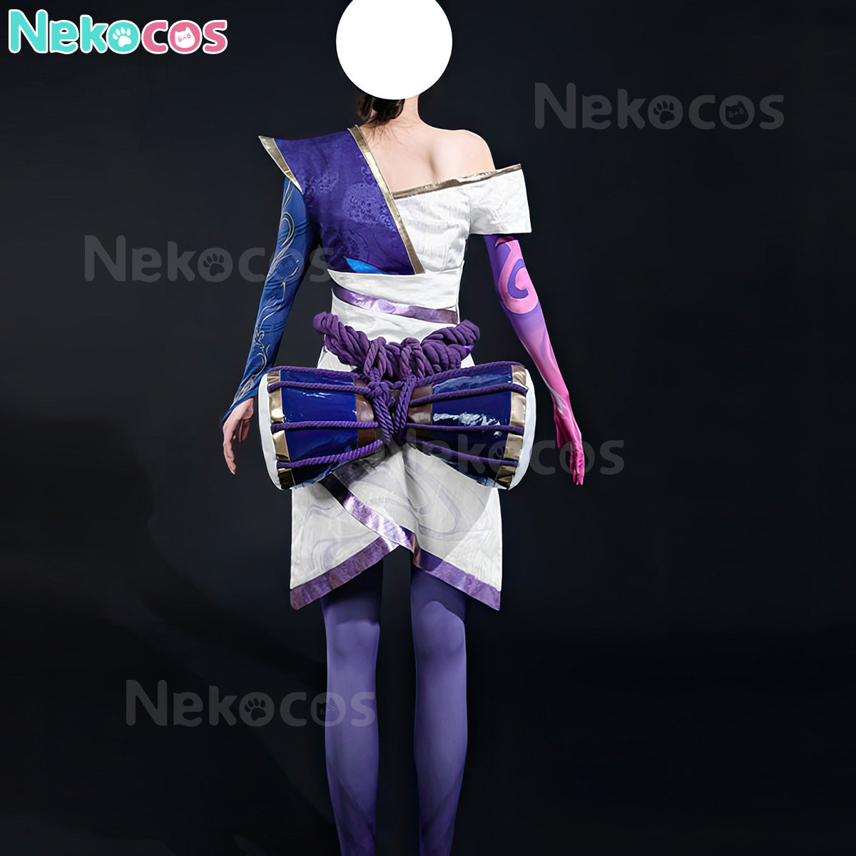 【Nekocos】Game League of Legends Cosplay Spirit Blossom Akali Cosplay Costume | In Stock