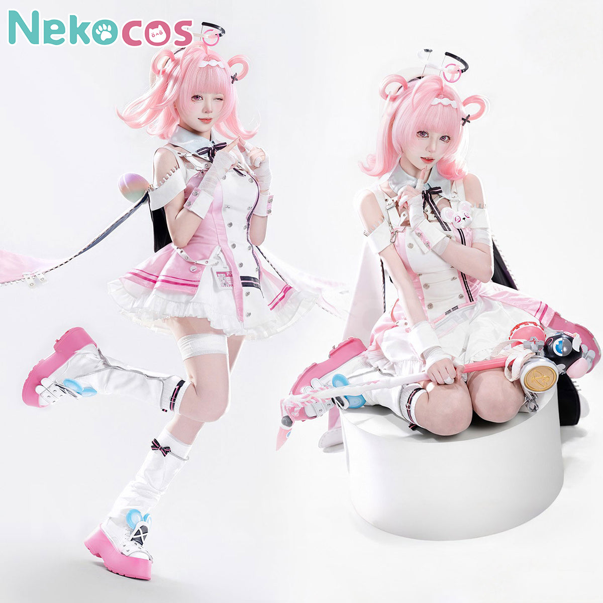 【Nekocos】Game Neverness to Everness Cosplay Chiz Cosplay Costume Premium Edition | Custom-Tailor in pink outfit