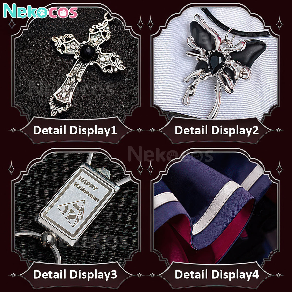 【Nekocos】Game Identity V Cosplay Hello Kitty Dream Gardener Emma Woods Cosplay Costume | In Stock