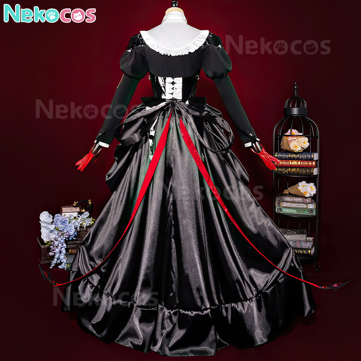 【Nekocos】Game Arknights Cosplay Entelechia Cosplay Costume | In Stock