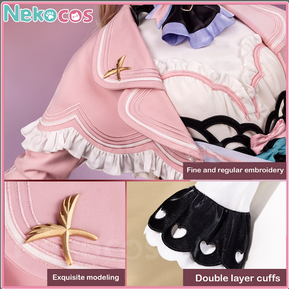 【Nekocos】Game Arknights Cosplay Eyjafjalla Fluffy Little Witch Cosplay Costume Premium Edition | Custom-Tailor