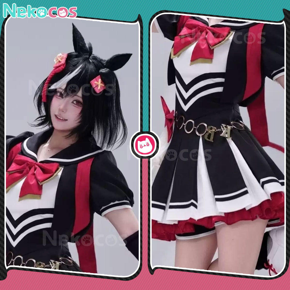 【Nekocos】Game Uma Musume Pretty Derby Cosplay Kitasan Black Cosplay Costume | Custom-Tailor