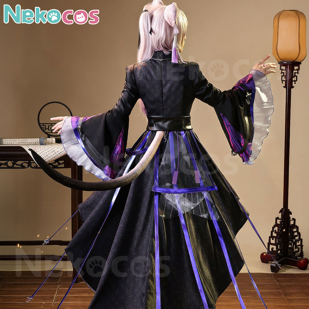 【Nekocos】Game Arknights Cosplay Lin Yühsia Cosplay Costume Premium Edition | In Stock