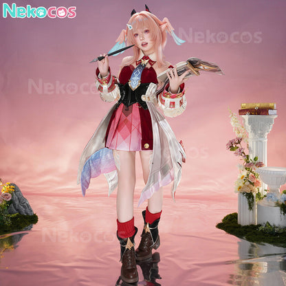 【Nekocos】Game Genshin Impact Cosplay Naturalist Linnea Cosplay Costume Premium Edition | Custom-Tailor